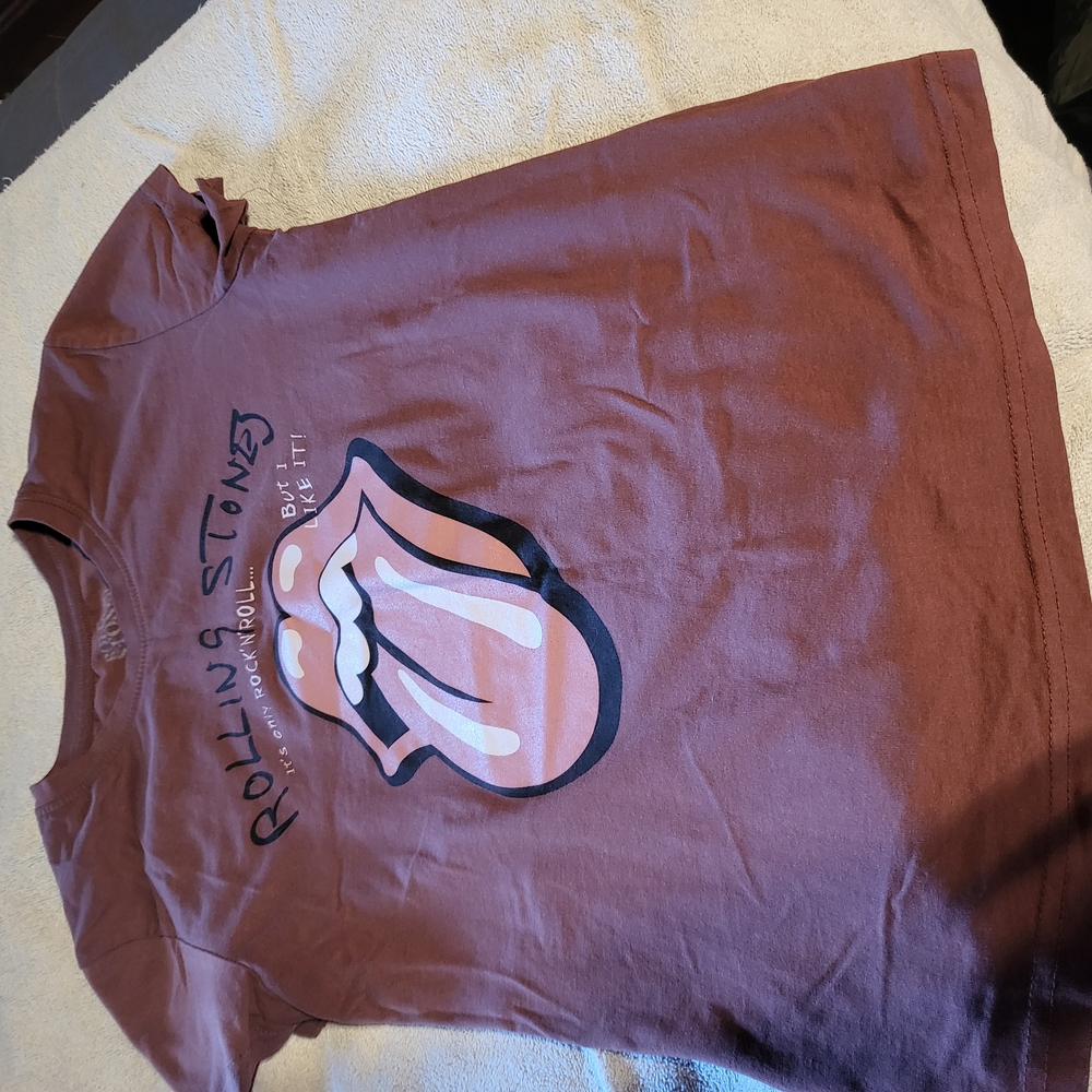 The Rolling Stones Brown Short Sleeve Tee